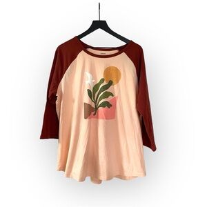 Sonoma 3/4 length graphic tee XXL